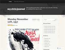 Tablet Screenshot of myelvisjournal.com
